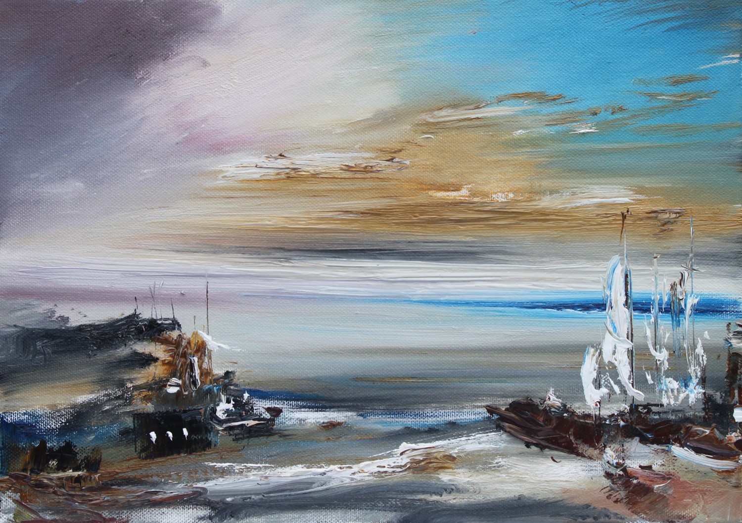 'Sails Away' by artist Rosanne Barr